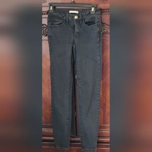 Women's black low rise skinny jeans